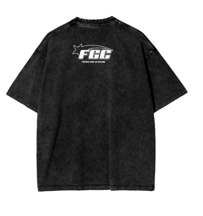 FGC Acid Wash Oversized Savior T-Shirt